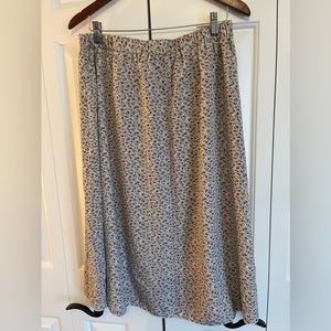 SHEIN Curve Floral Midi Skirt